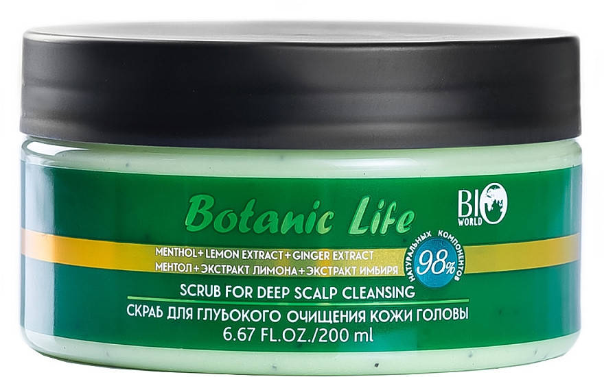 

Скраб для глубокого очищения кожи головы Bio wold Botanic Life