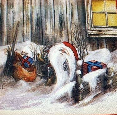 

Салфетка декупажная Гном 1599