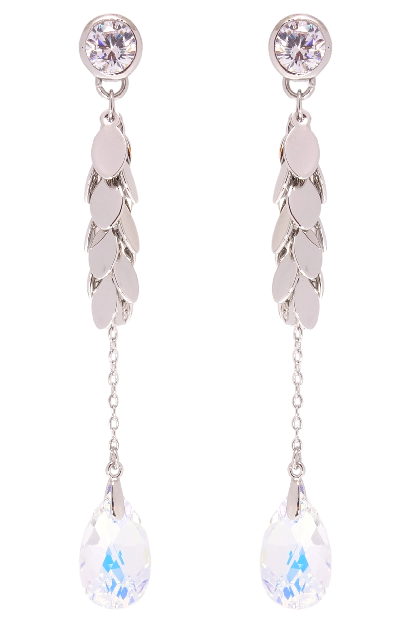 

Серьги Xuping Родий с кр-ми Swarovski гвоздики (пусеты) "Подвески с кристаллом Shimmer"