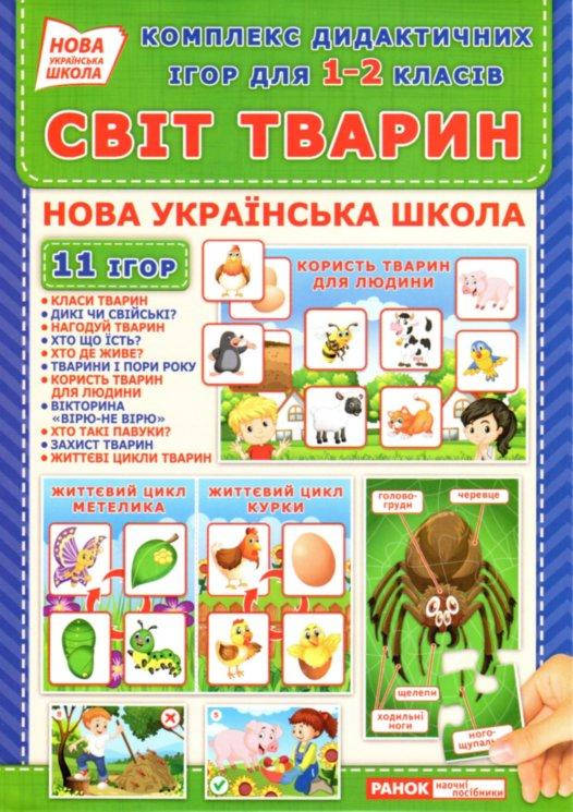 

2 клас. Я досліджую світ. Комплекс дидактичних ігор Світ тварин. Ранок