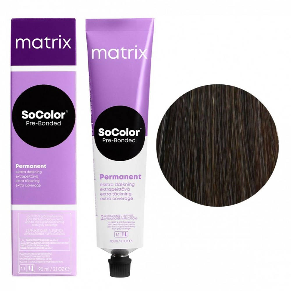 

Краска для волос Socolor.beauty Extra Coverage 506NW Matrix 100% покрытие седины 90 мл.