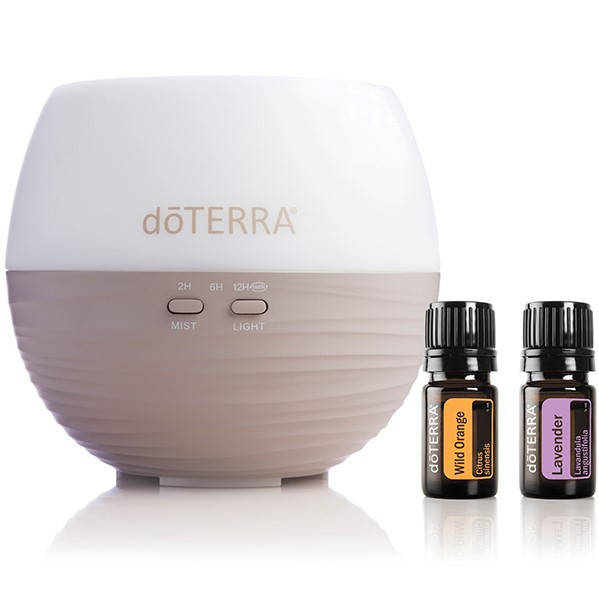 

Ультразвуковой диффузор Лепесток / Petal doTERRA + масла апельсина и лаванды, 5 мл