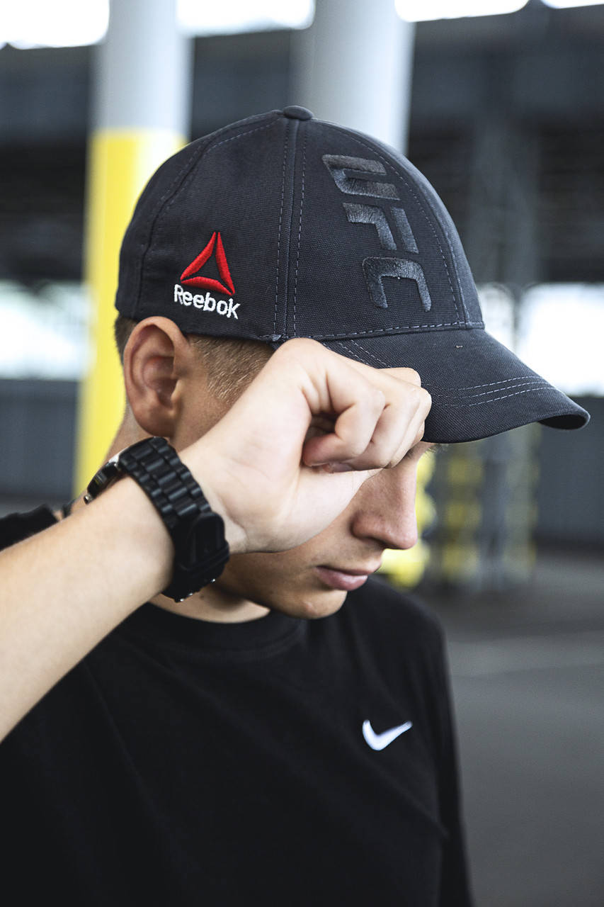 

Кепка UFC Reebok мужская | женская рибок серая, Серый
