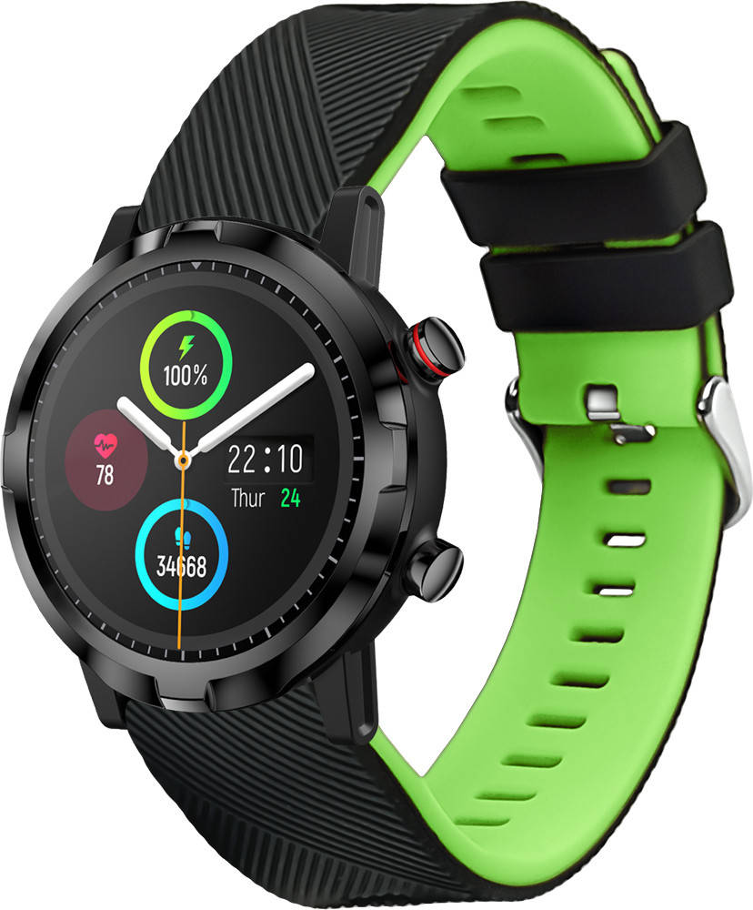 

Ремешок Luminic для Haylou Smart Watch RT LS05S Черно-зеленый