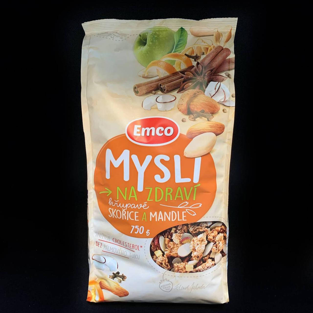 

Мюсли Emco Mysli Boruvky яблоко,орехи,корица, цендра лимона 750 г