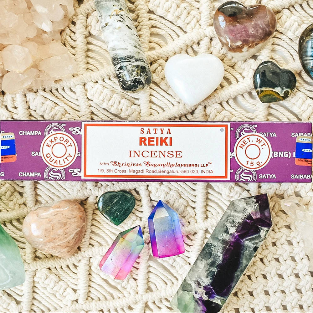 

Ароматические палочки РЕЙКИ (REIKI SATYA), 15 грамм - Натуральные пыльцевые благовония из Индии