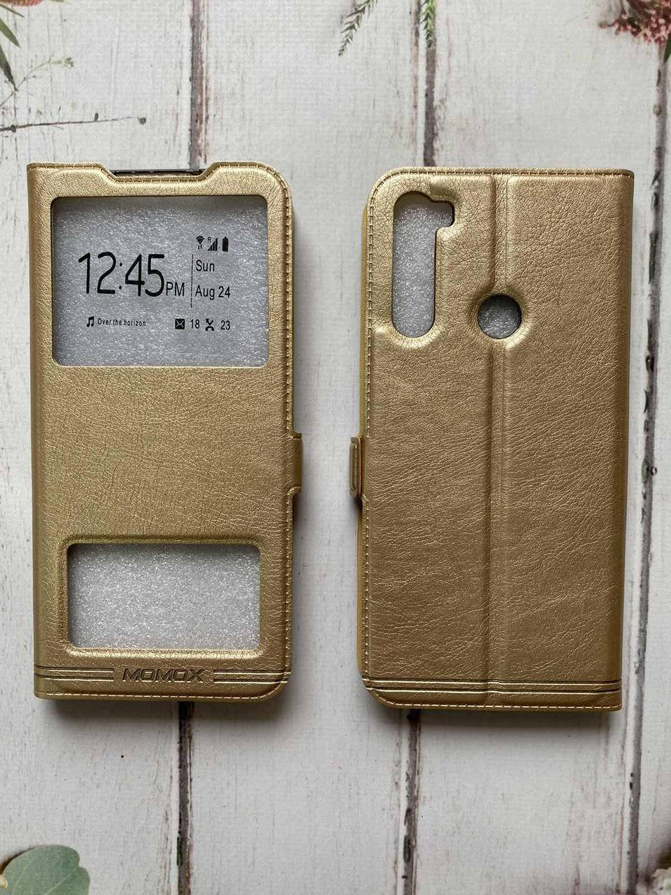 

Чехол-книжка Momax для Xiaomi Redmi Note 8 Золотой