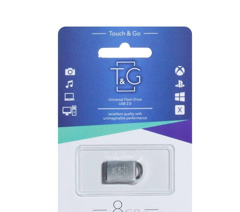 

Флеш-накопичувач USB Flash Drive T&G 8gb Metal 107