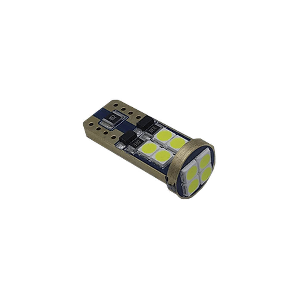 

Лампа LED безцокольна T10; 1.9W; 12V; 12 діодів;D-10 mm; L-25 mm (уп. 100 шт)