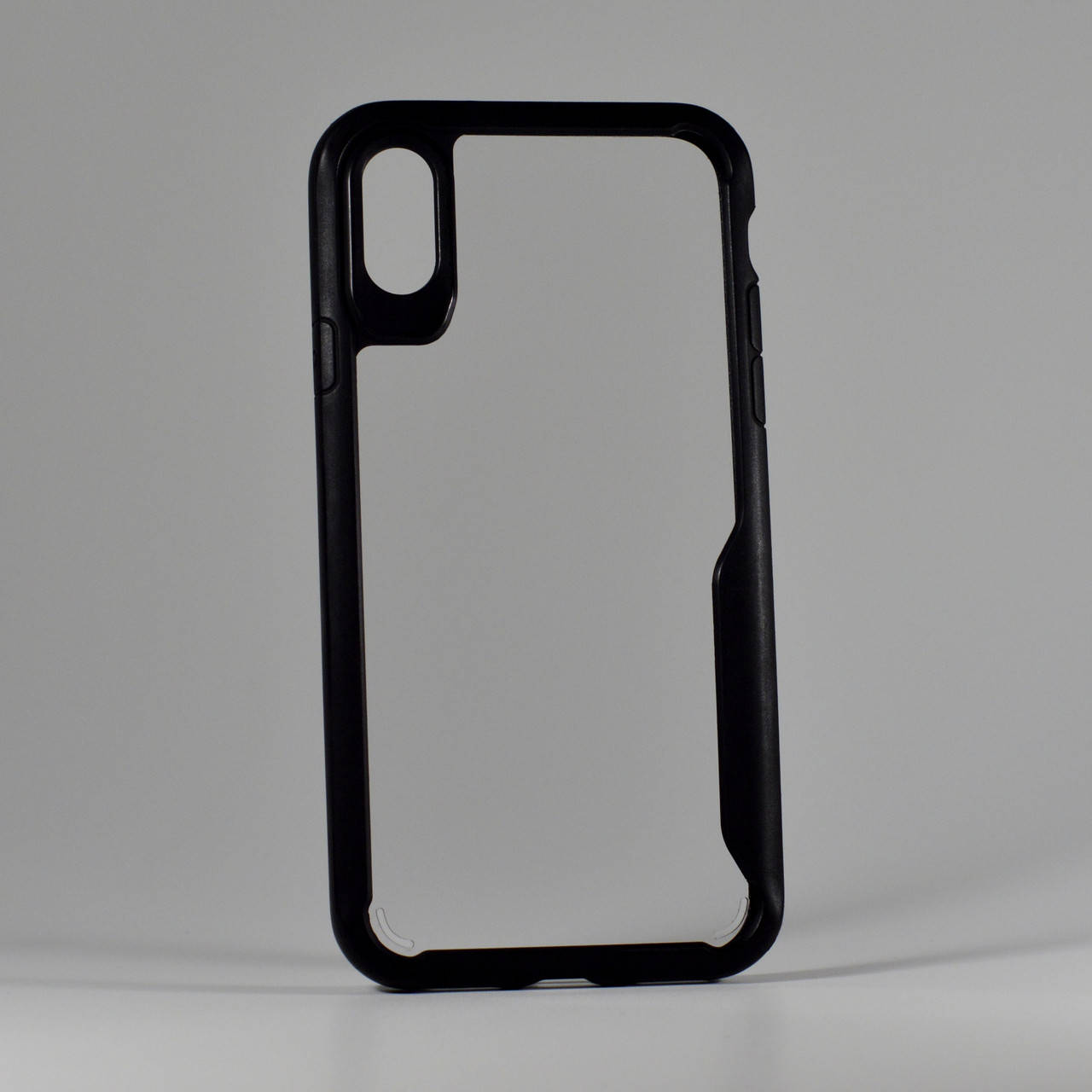 

Защитный чехол на Iphone Xs акрил черный бронированный