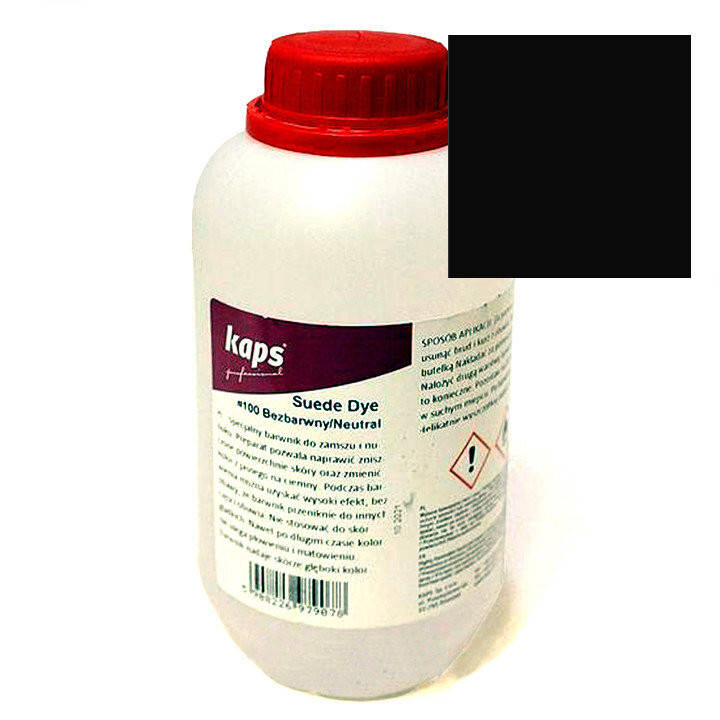 

Краска для замши и нубука Kaps Suede Dye 500 ml 118 Black