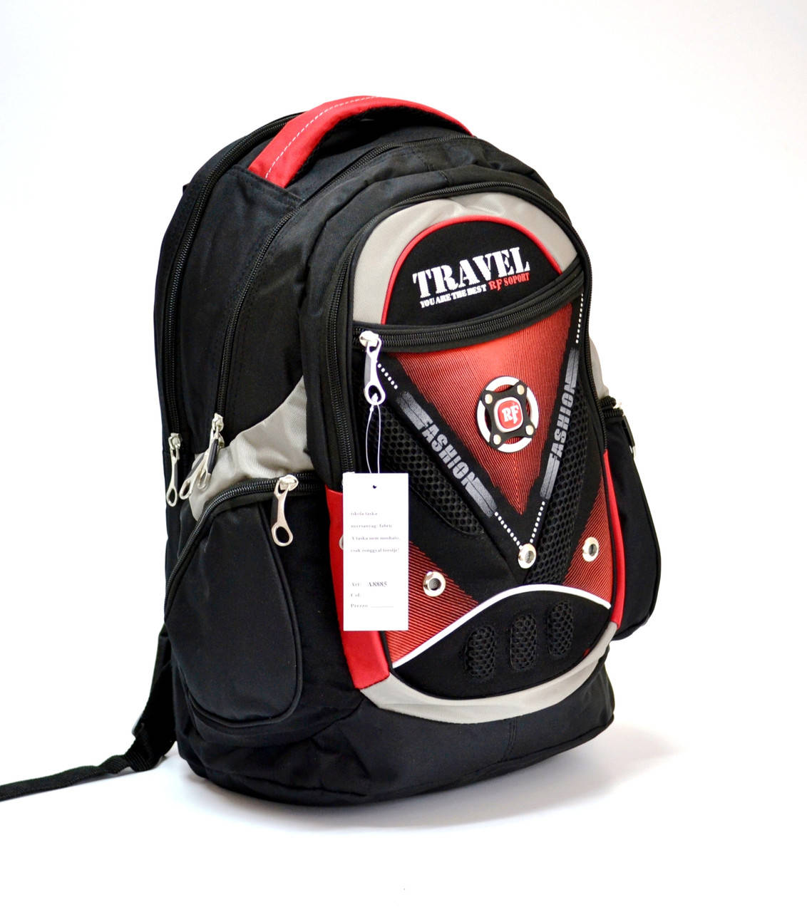 

Школьный рюкзак для подростка мальчика "Travel", Черный