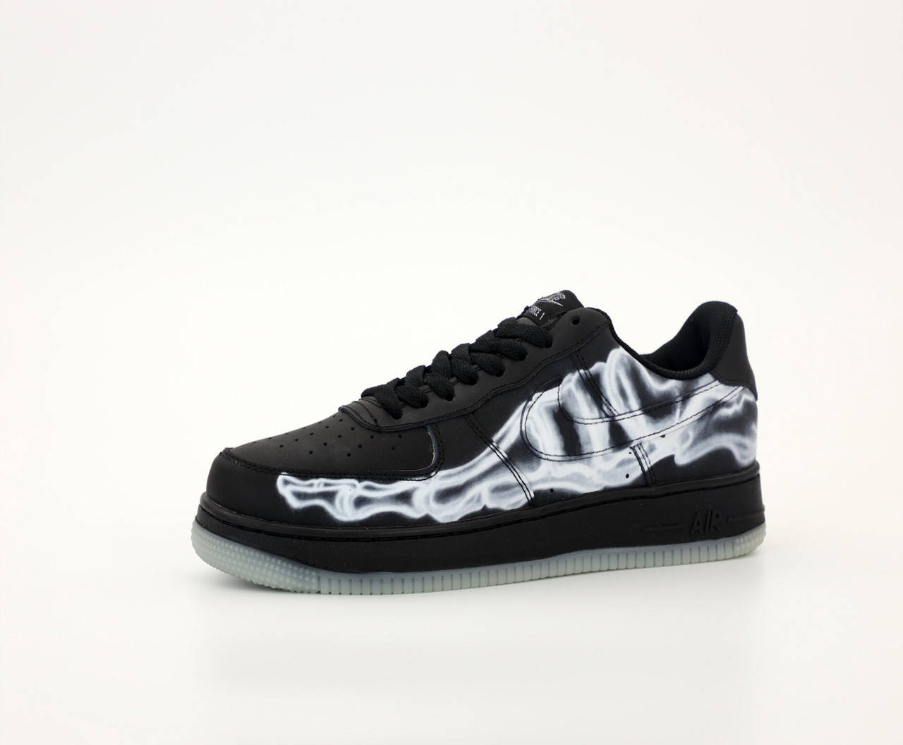 

Мужские кроссовки Nike Air Force 1 Skeleton Black, кроссовки найк аир форс 1 скелетон, Nike Air Force 1 Low, Черный
