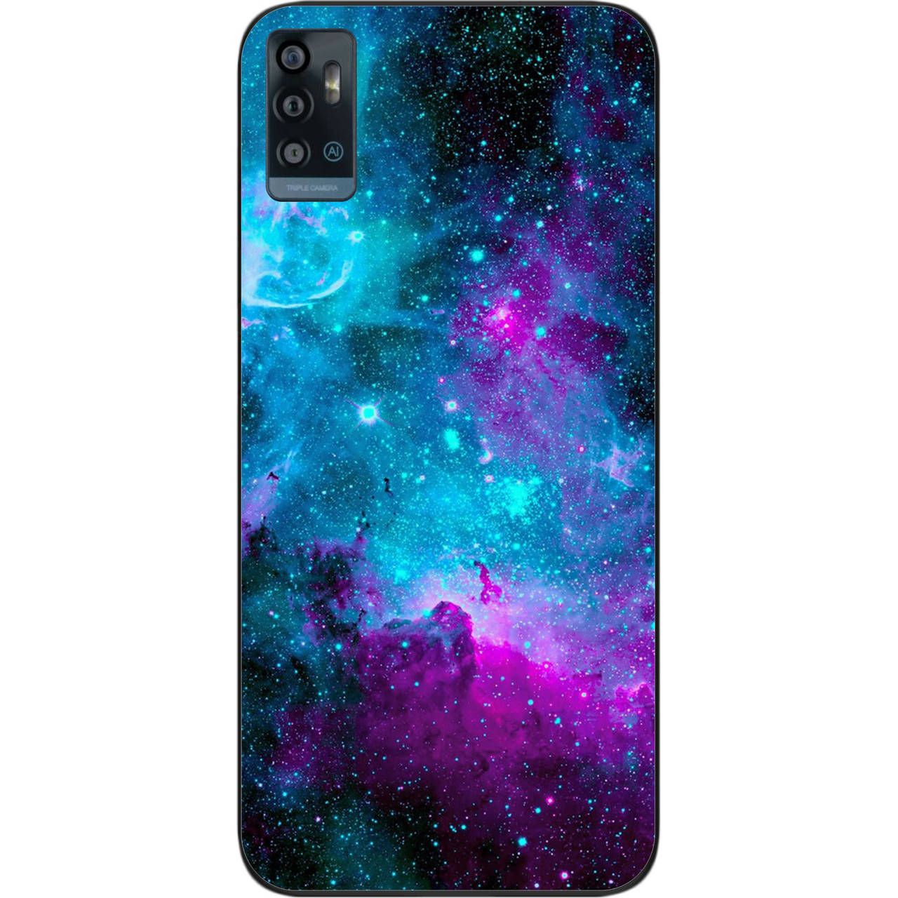 

Чехол силиконовый для ZTE Blade A71 с картинкой Космос
