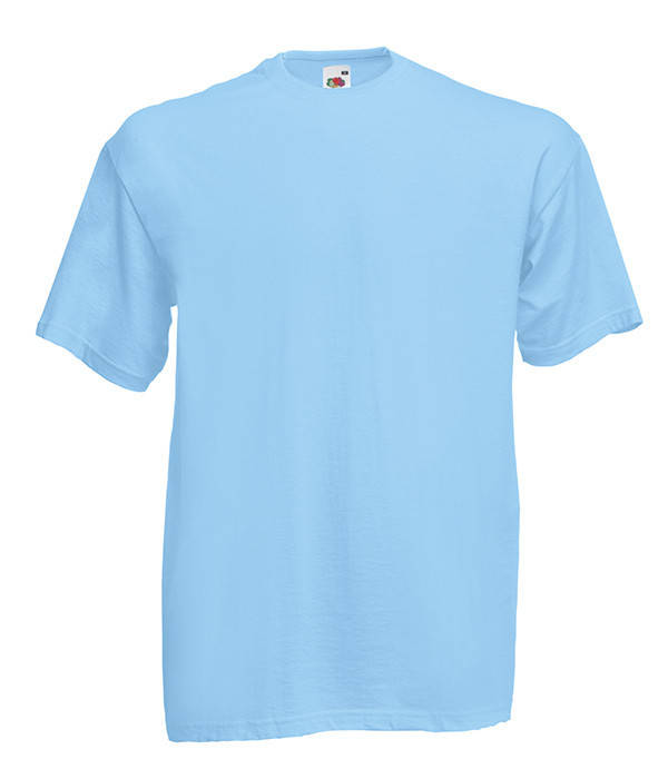 

Мужская однотонная футболка ValueWeight Небесно-Голубой, XL