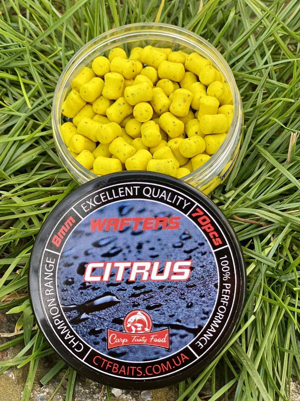 

Бойлы Carp Tasty Food Wafters 8 мм 70 шт Citrus