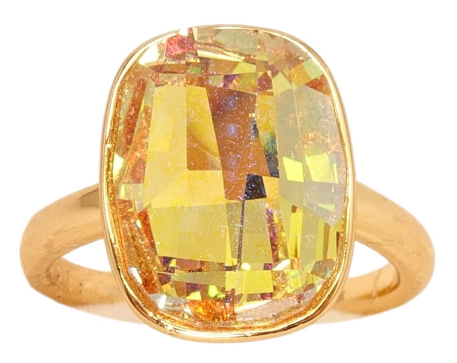 

Кольцо Xuping Позолота 18K с кристаллами Swarovski "Кристалл Light Topaz" р. 16,16.5,17,18,18.5,19.5