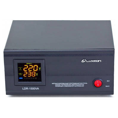 

Luxeon LDR-1500 - стабилизатор для холодильника с задержкой на включение Стабилизатор электронный