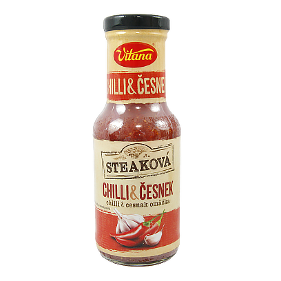 

Соус Вітана чилі з часником Vitana chilli&cesnek 250ml 8шт/ящ (Код : 00-00005662)