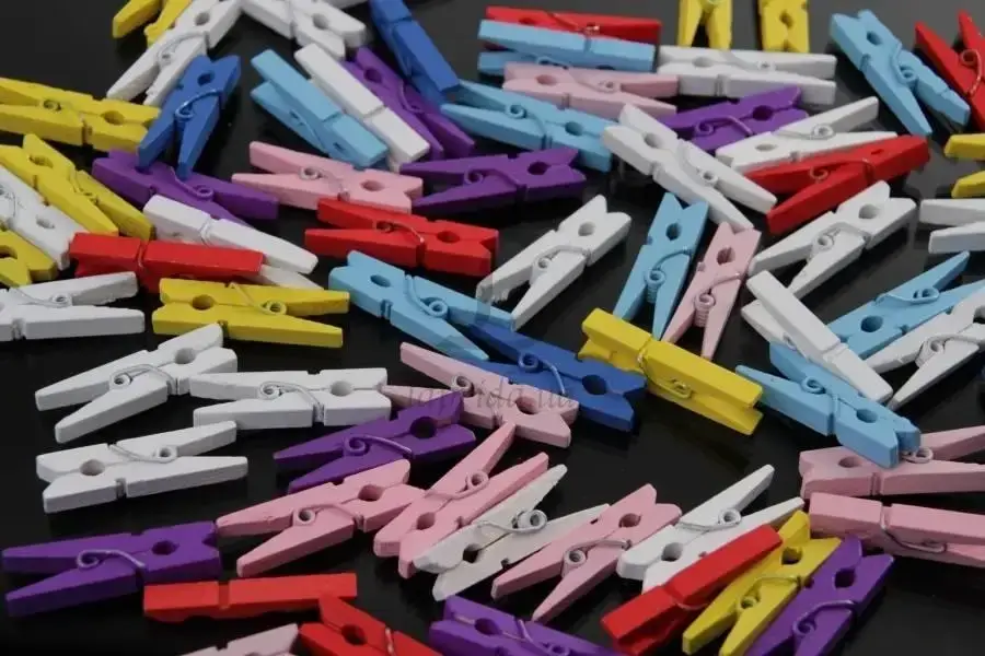 

Мини - декор прищепка, длина 3 см, цвета ассорти, прищепка декоративная, декор для дома