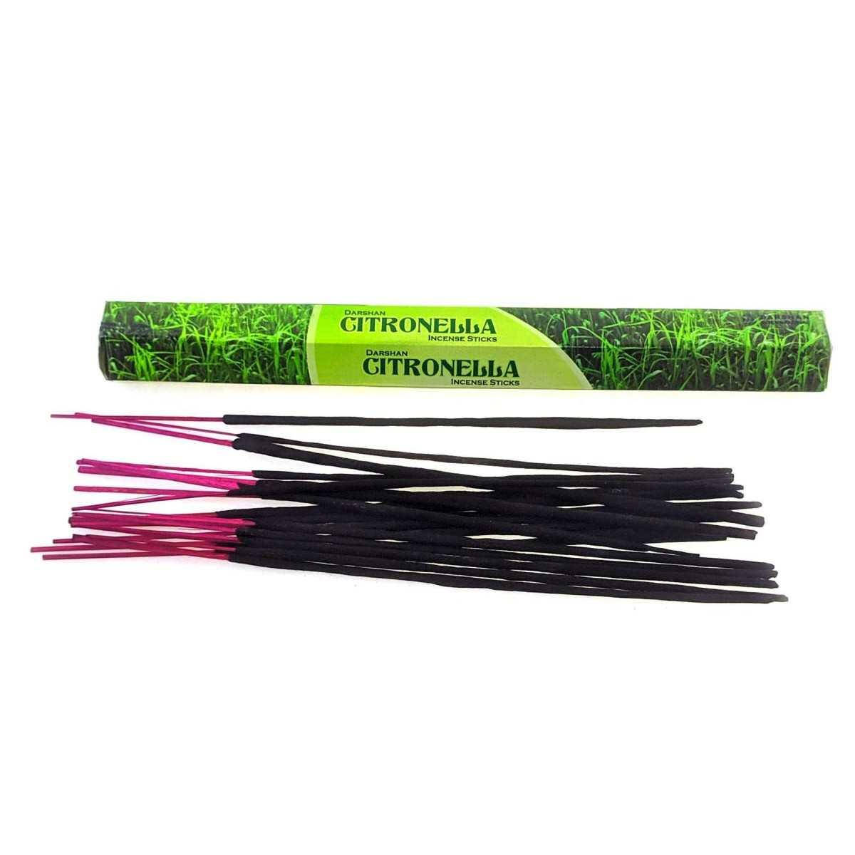 

Аромапалочки Citronella (Darshan) шестигранник 20 палочек благовоние