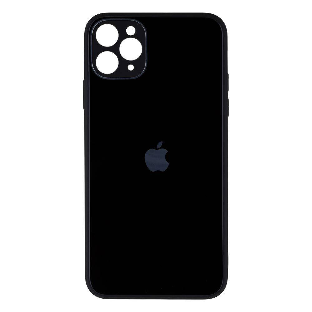 

Чехол TPU Glass Logo Full для Apple iPhone 11 Pro Max Black, Черный
