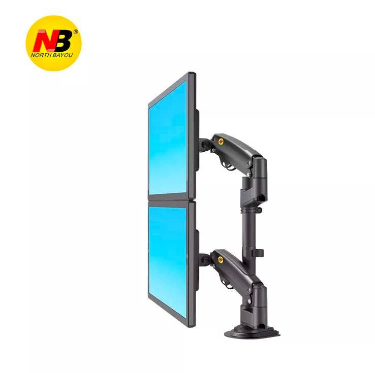 

Кронштейн настольный на два монитора диагональю 22" - 32" NB H180 Крепление для двух мониторов настольное, Черный