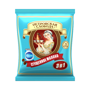 Кофейный напиток ПЕТРОВСКАЯ СЛОБОДА 3в1 Сгущенное Молоко 25 х 18 г