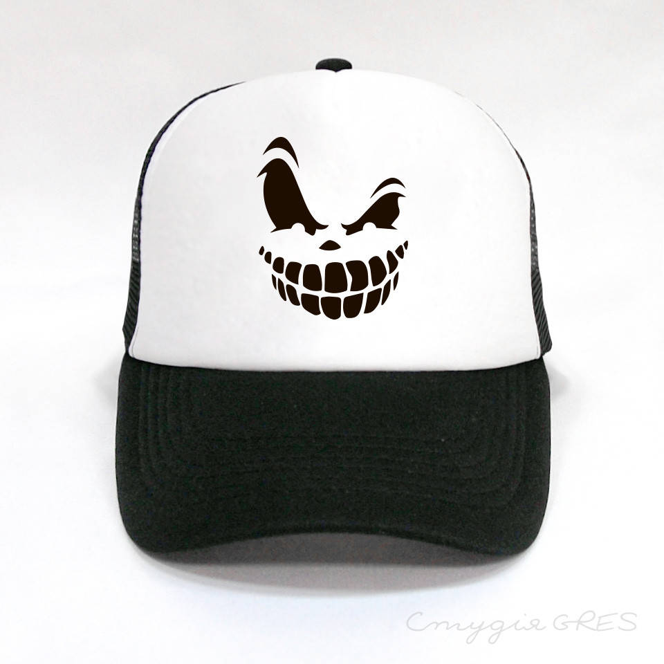 

Кепка ЗЛОЙ ГЕНИЙ тракер черно-белого цвета, Белый