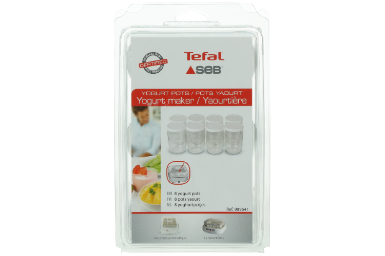 

Комплект стаканов для йогурта Tefal 989641 8 шт стеклянные