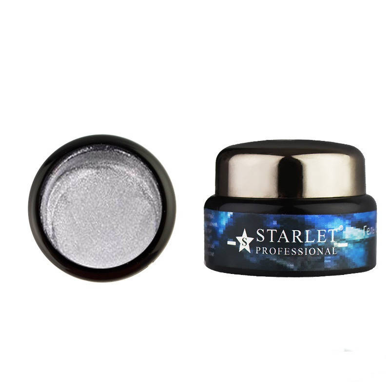 

Гель-краска Паутинка Starlet Professional Sticky gel Paint 04, цвет серебро, 5 г, Серый