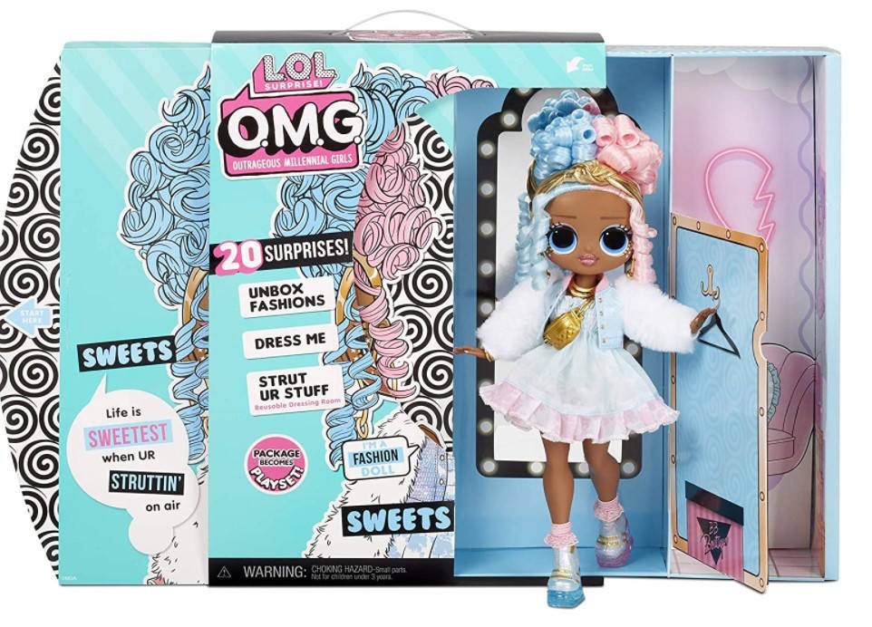 

Набор с большой куклой лол ОМГ Свитс Сахарок LOL Surprise OMG BFFs Sweets Fashion Doll