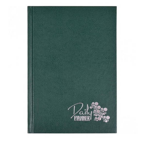 

Ежедневник "Bourgeois" недатированный зеленый, 160л. в линию, формат А5