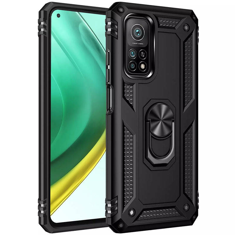 

Ударопрочный чехол Serge Ring for Magnet для Xiaomi Mi 10T / Mi 10T Pro, Черный