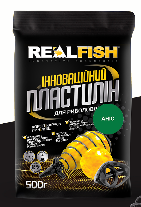 

Пластилин для рыбалки REALFISH Анис