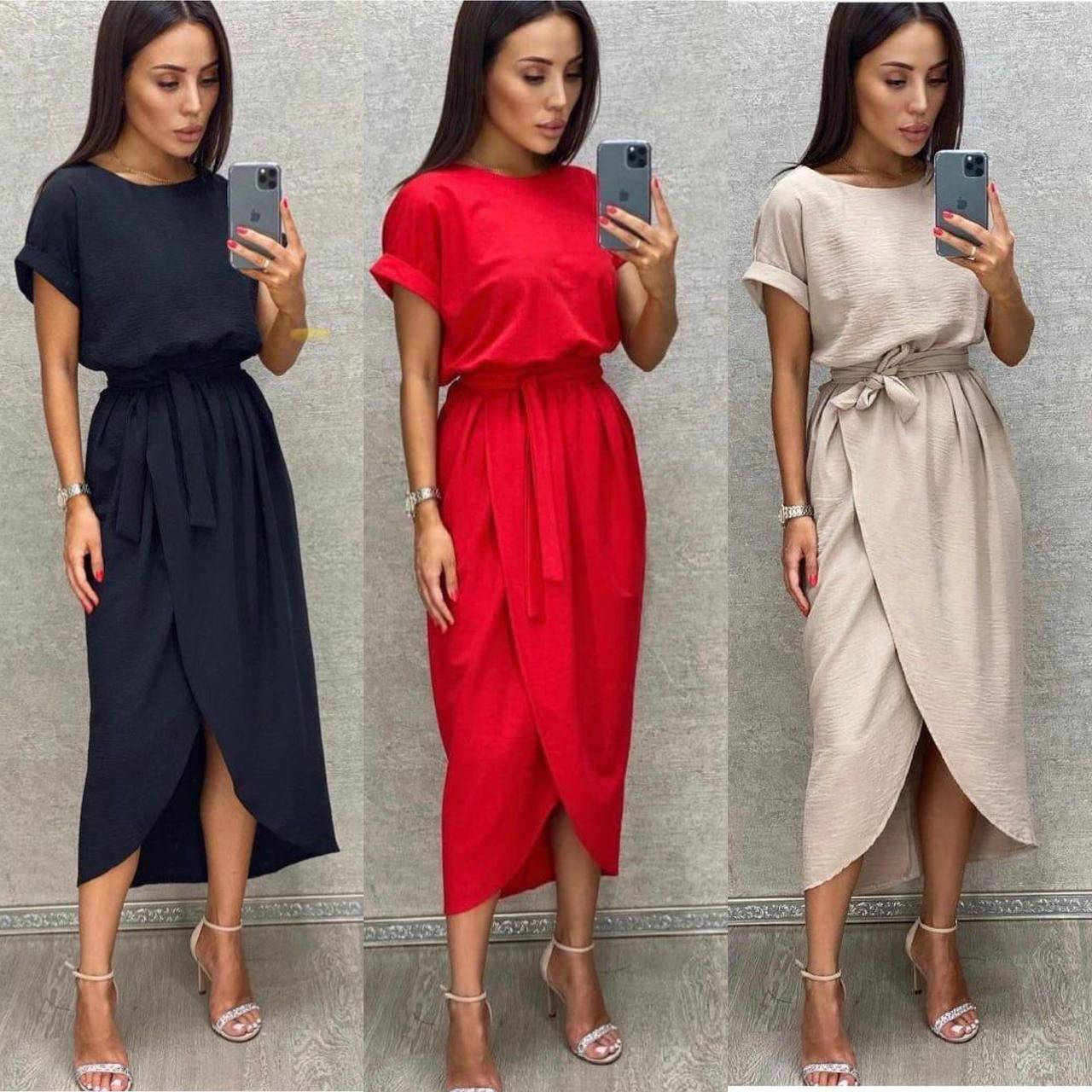 

Платье женское Креп (42-52)(4цв)"ALINA" недорого от прямого поставщика