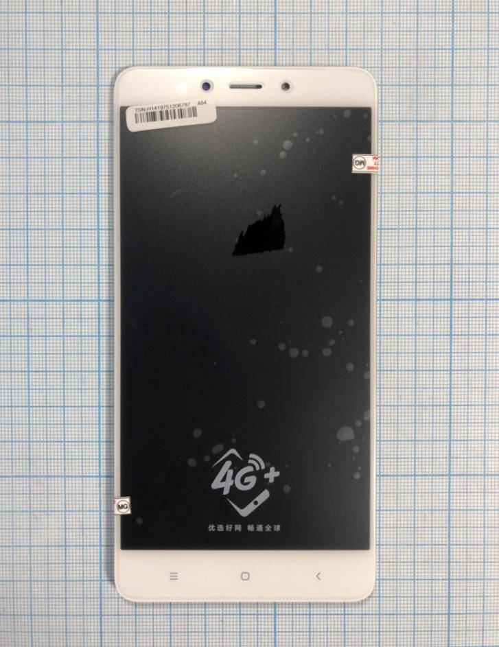 

Дисплей (модуль) для Xiaomi Redmi Note 4 з сенсором Білий Original, Белый