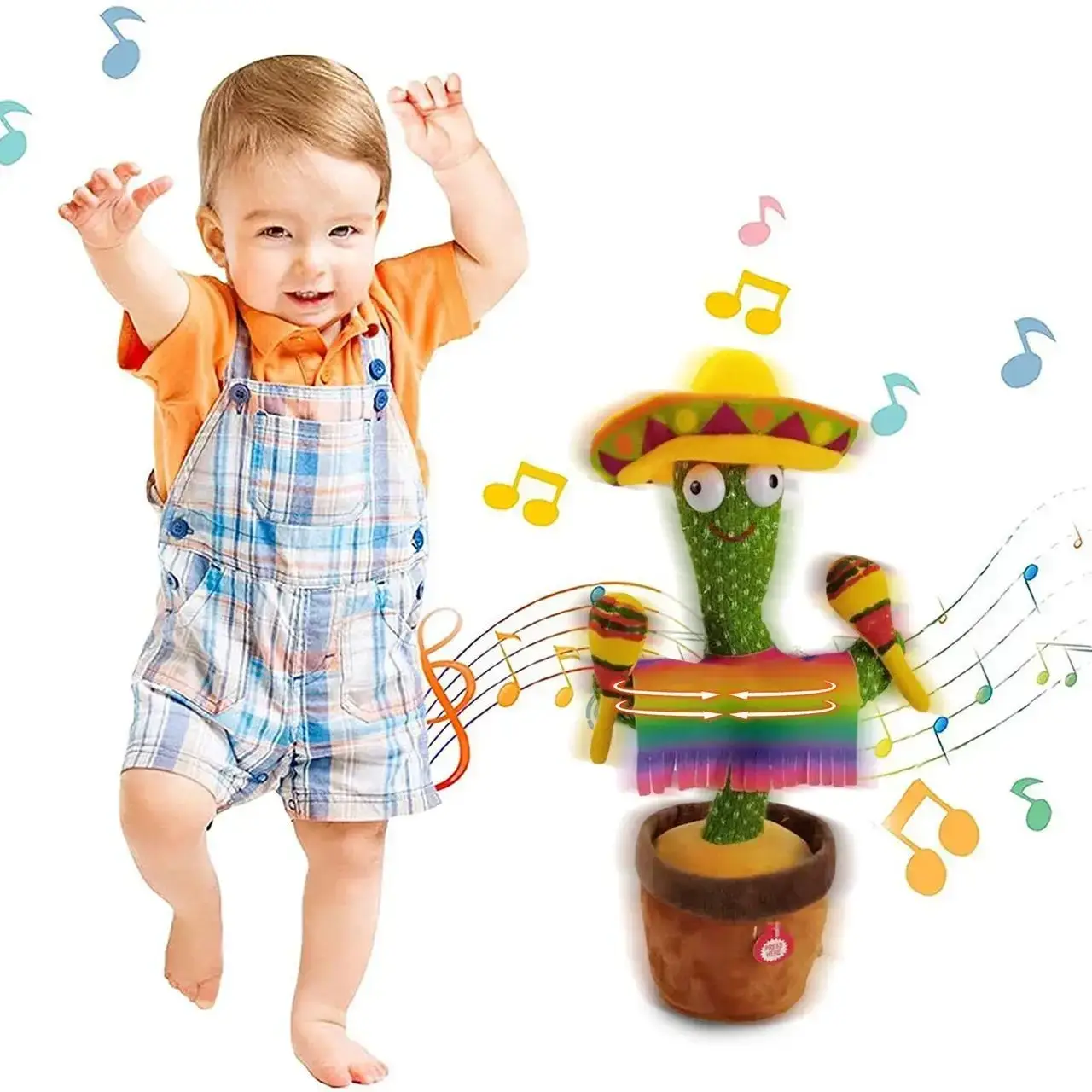 

Танцующий музыкальный кактус Dancing Cactus