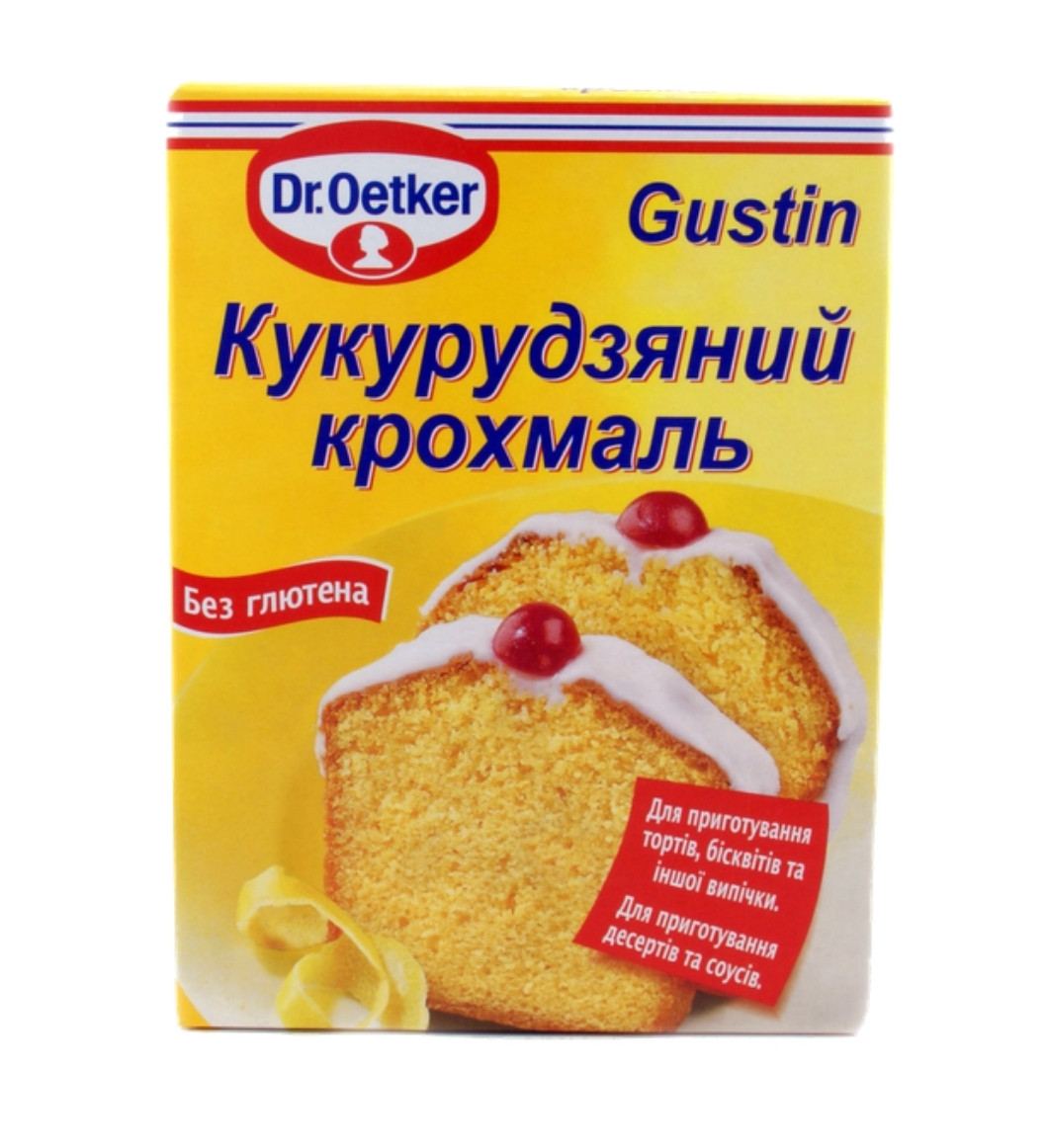 Збільшити Крохмаль кукурудзяній без глютену 200 г Dr. Oetker