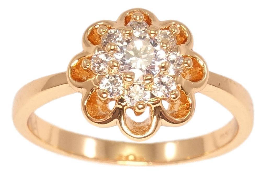 

Кольцо Xuping Позолота 18K "Цветок с закругленными лепестками" р.17