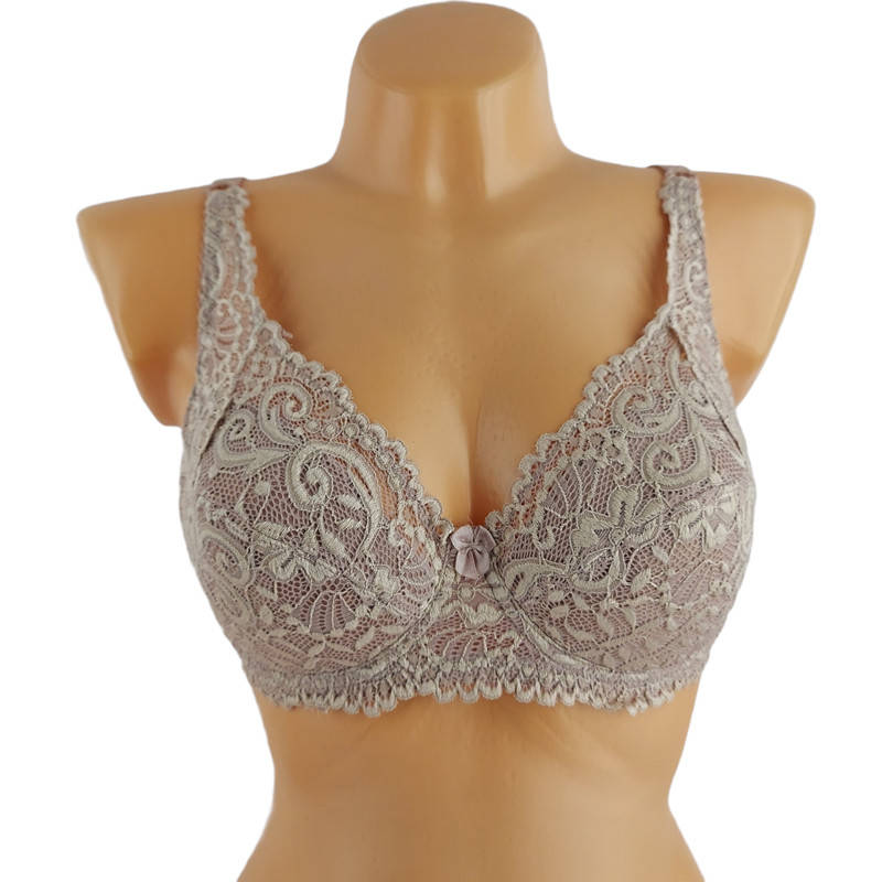 

Кружевной бюстгальтер кофейный Lanny Mode 62004, Кофе с молоком