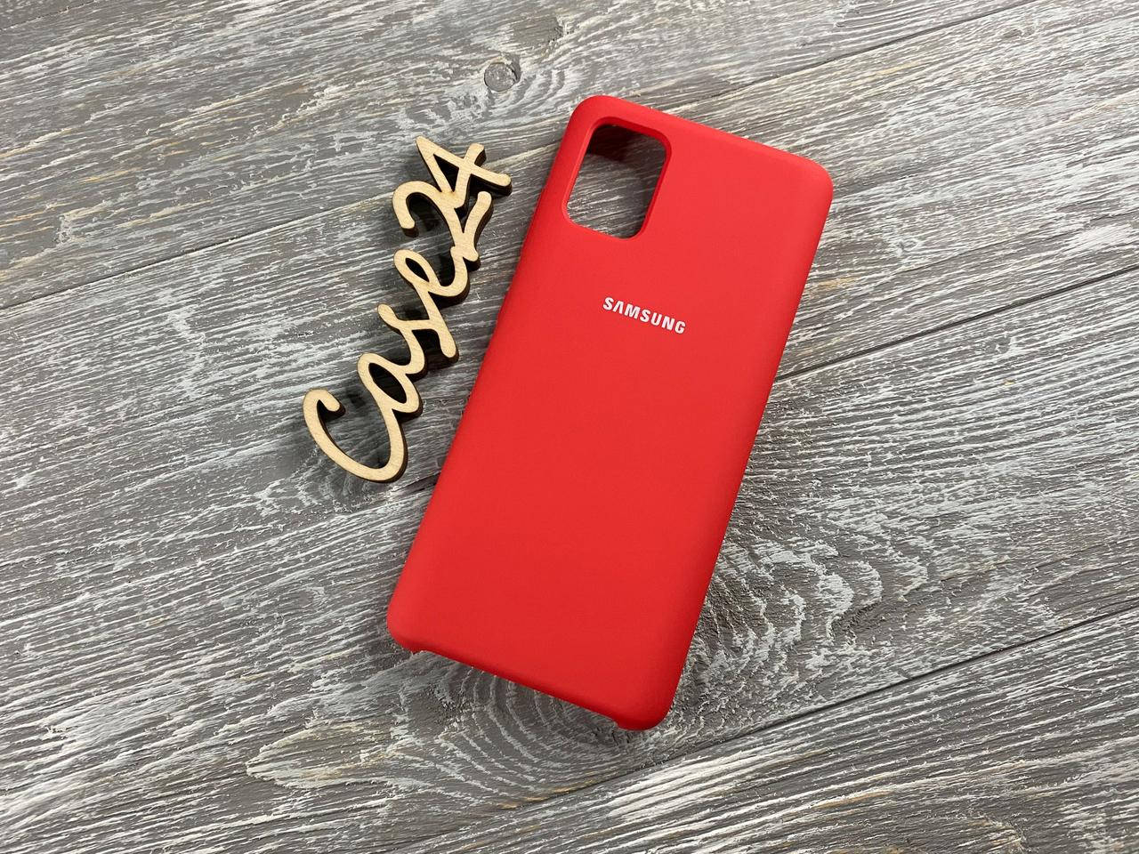

Чехол Soft touch для Samsung Galaxy A51 2020 A515 (на самсунг а51) красный