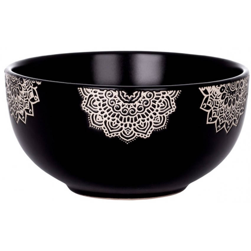 

Салатник пиала KORA 540 мл черный Limited Edition JH1343-1