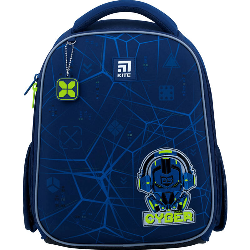 

Рюкзак школьный каркасный Kite Education Cyber K22-555S-5, Синий