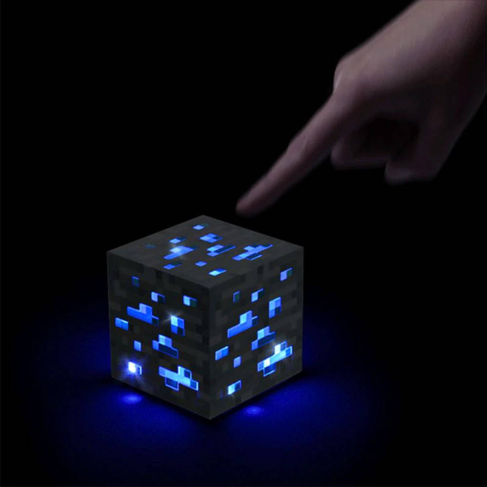 

Ночник LED из Майнкрафта Minecraft ThinkGeek Синий