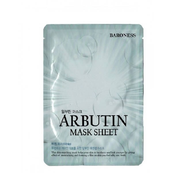 

Тканевая маска с арбутином BARONESS Airlaid Face Mask Arbutin