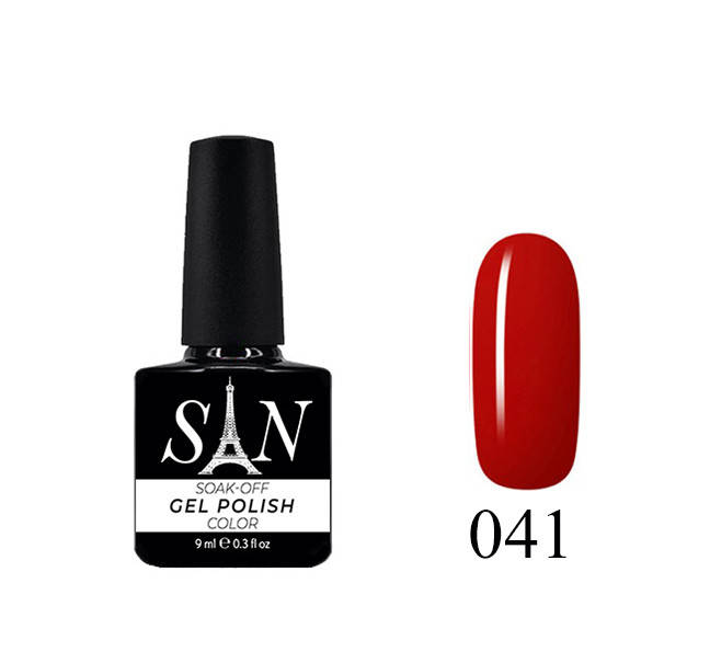 

Гель лак для ногтей SAN gel soak-off 9 мл №041