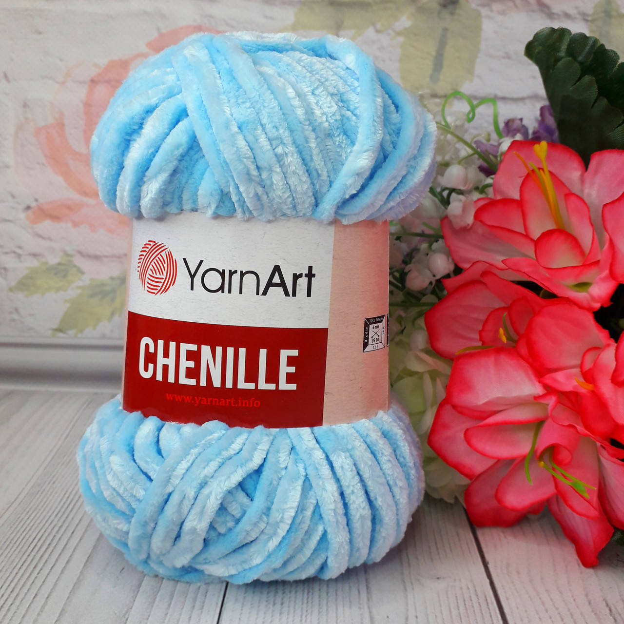 

Плюшева пряжа YarnArt CHENILLE (Ярнарт Шенілл)