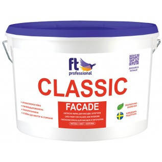 

Латексная краска для фасада FT Professional Classic Facade 10 л
