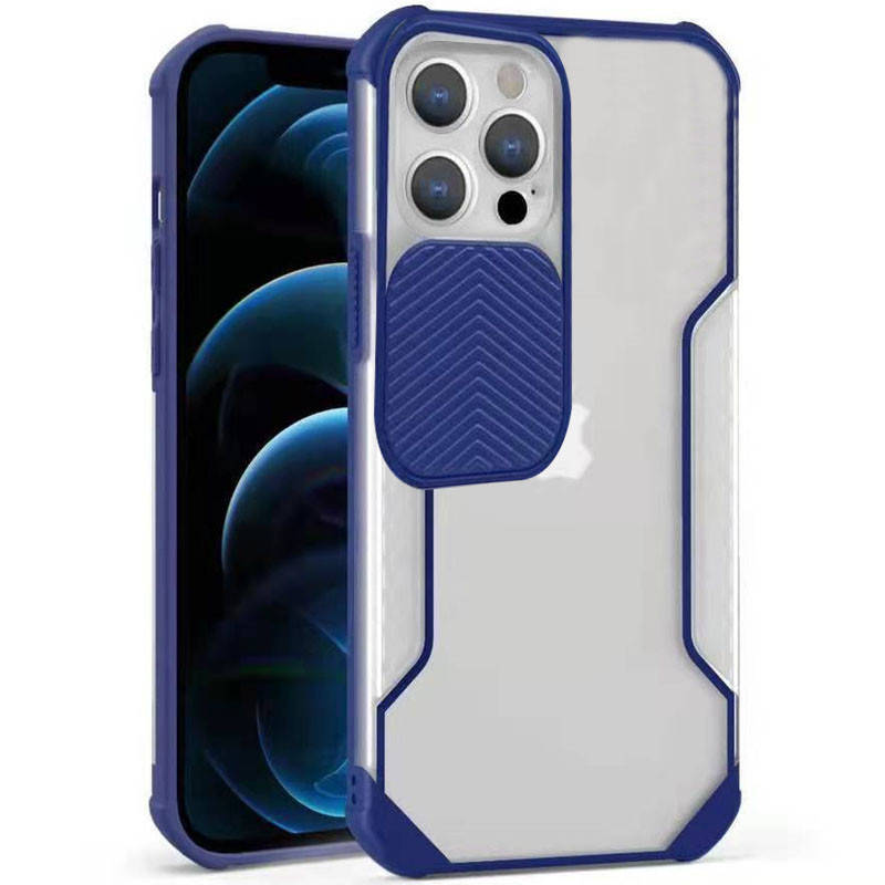 

Чехол Camshield matte Ease со шторкой для Apple iPhone 13 Pro Max (6.7"), Синий